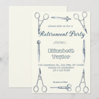 Doctor  Surgeon nurse retirement invitation 招待状