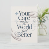 Doctor Thank You Card サンキューカード (スタンド正面)