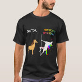 Doctor Vs Physician Assistant Unicorn Dancing Tシャツ (正面)