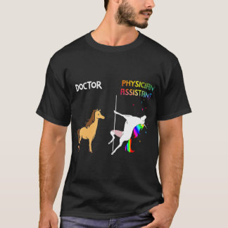 Doctor Vs Physician Assistant Unicorn Dancing Tシャツ