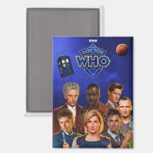 Doctor Who Rectangle冷蔵庫用マグネット マグネット (正面/裏面)