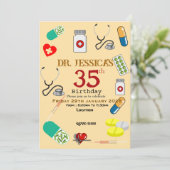  Doctor's birthday   招待状 (スタンド正面)