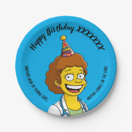 DOCTORS BIRTHDAY blue pediatric anti-stress ペーパープレート