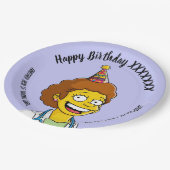 DOCTORS BIRTHDAY blue pediatric fun girl ペーパープレート (アングル)