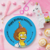 DOCTORS BIRTHDAY blue pediatric fun girl ペーパープレート (パーティー)