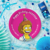 DOCTORS BIRTHDAY fuchsia pediatric fun girl ペーパープレート (パーティー)