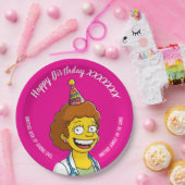 DOCTORS BIRTHDAY fuchsia pediatric fun girl ペーパープレート (パーティー)