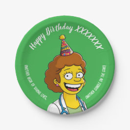 DOCTORS BIRTHDAY green pediatric anti-stress ペーパープレート