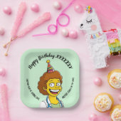 DOCTORS BIRTHDAY green pediatric medical ペーパープレート (パーティー)
