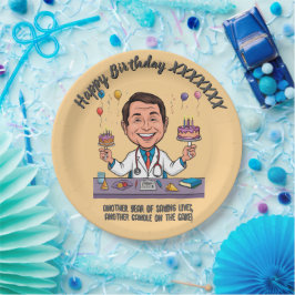 DOCTORS BIRTHDAY PARTY CALM ANTISTRESS ペーパープレート