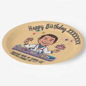  DOCTORS BIRTHDAY PARTY CALM ANTISTRESS ペーパープレート (アングル)