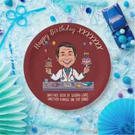 DOCTORS BIRTHDAY PARTY CALM ANTISTRESS ペーパープレート