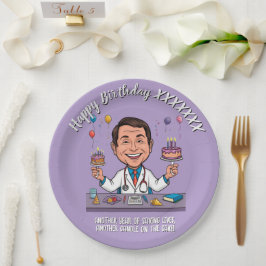 DOCTORS BIRTHDAY PARTY CALM ANTISTRESS ペーパープレート