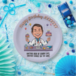 DOCTORS BIRTHDAY PARTY CALM ANTISTRESS ペーパープレート