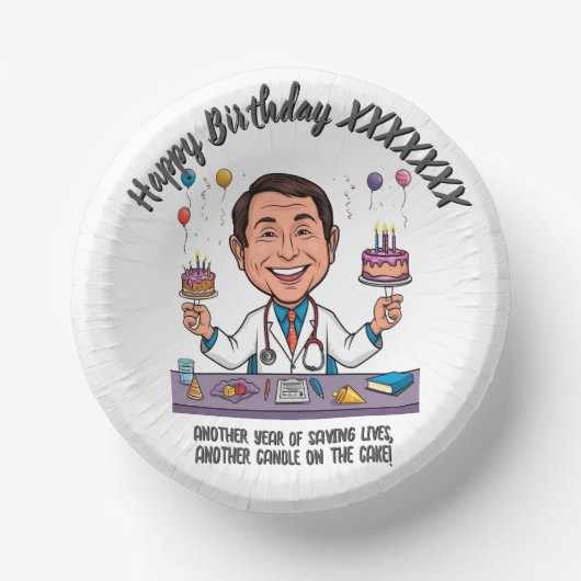 DOCTORS BIRTHDAY PARTY CALM ANTISTRESS ペーパーボウル (正面)