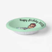 DOCTORS BIRTHDAY PARTY green anti-stress ペーパーボウル (傾斜あり)