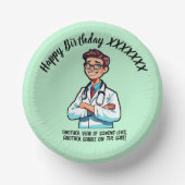 DOCTORS BIRTHDAY PARTY green anti-stress ペーパーボウル (正面)