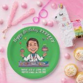 DOCTORS BIRTHDAY PARTY GREEN ANTISTRESS ペーパープレート (パーティー)