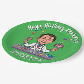  DOCTORS BIRTHDAY PARTY GREEN ANTISTRESS ペーパープレート (アングル)