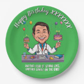  DOCTORS BIRTHDAY PARTY GREEN ANTISTRESS ペーパープレート (正面)