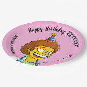 DOCTORS BIRTHDAY pink pediatric fun girl ペーパープレート (アングル)