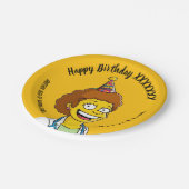 DOCTORS BIRTHDAY yellow pediatric anti-stress ペーパープレート (アングル)