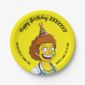 DOCTORS BIRTHDAY yellow pediatric anti-stress ペーパープレート (正面)