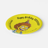 DOCTORS BIRTHDAY yellow pediatric anti-stress ペーパープレート (アングル)