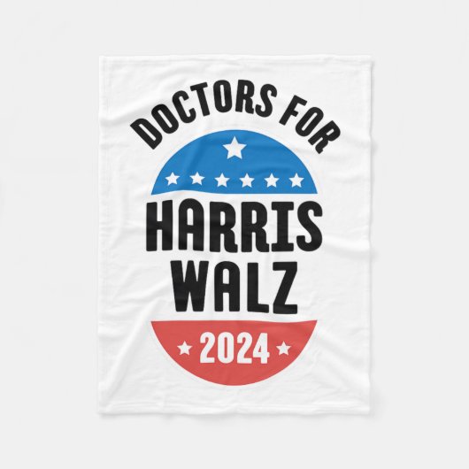 Doctors For Harris Wheimer 2024 1 フリースブランケット (正面)
