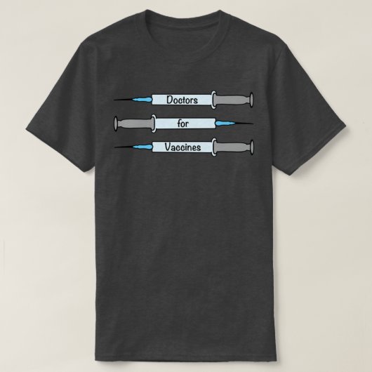 Doctors for Vaccines 2 Tシャツ (デザイン正面)