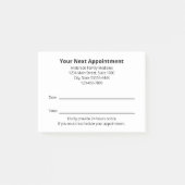 Doctor's Office Your Nextアポイントメントのアラーム ポストイット (正面)