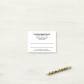 Doctor's Office Your Next Appointment Reminder ポストイット (デスク上)