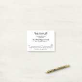 Doctor's Office Your Next Appointment Reminder ポストイット (デスク上)