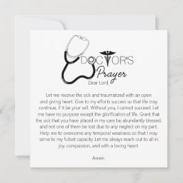 Doctors Prayer カード