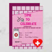 Doctor's stylish birthday 招待状 (正面/裏面)