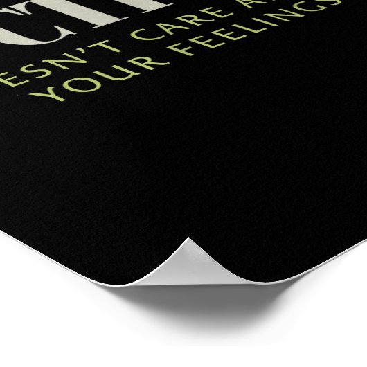 Doctrine Doesn't Care About Your Feelings Christia ポスター (角)