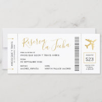 Documento de Embarque del Avion Reserva la Fecha