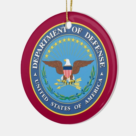 DODカスタムクリスマスオーナメント セラミックオーナメント (左)