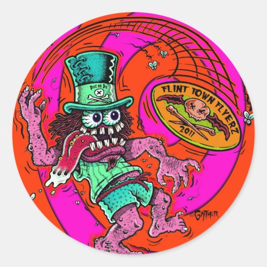 DOD – ディスクゴルフ ラウンドシール (正面)