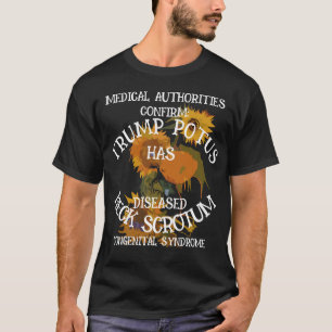 DOD DOJ EPA 確認 トランプ 首 陰嚢 投票 Tシャツ