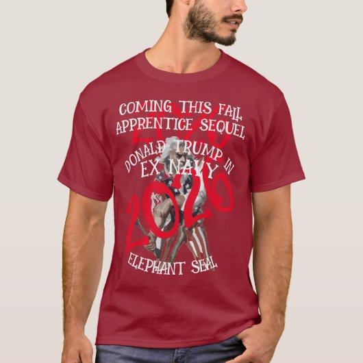 DOD DOJ EPA 見習いの続編 元海軍 ゾウアザラシ Tシャツ (正面)