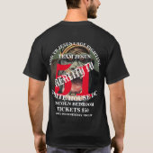 DOD DOJ HHS 費用 価格 ヘルスケア 健康 Tシャツ (裏面)