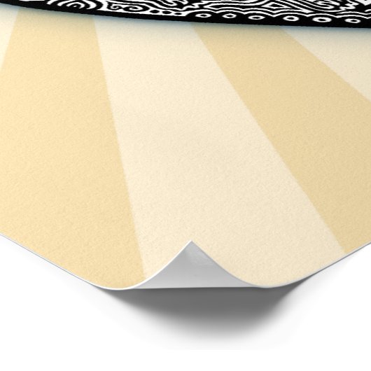 DoD Sk511-bw ポスター (角)