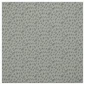 Doddle music notes black on medium grey ファブリック (見本)