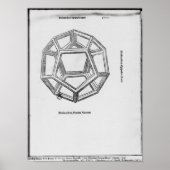 Dodecahedron, from 'De Divina Proportione' ポスター (正面)