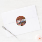 Dodem Cars Funfair Ride Stickers ラウンドシール (封筒)