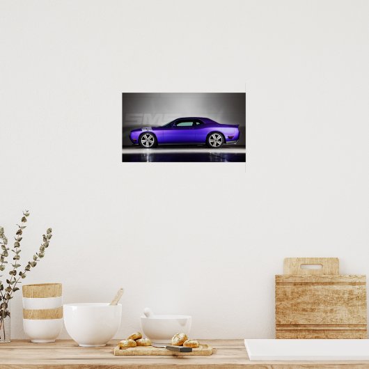 Dodge_Challenger ポスター (キッチン)