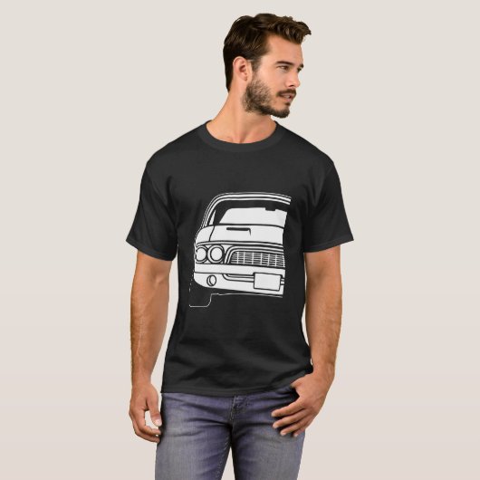 Dodge Challenger 1973 2 Tシャツ (正面フル)