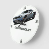 DODGE CHALLENGER R/T ラウンド壁時計 (傾斜)