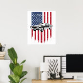 Dodge Charger Muscle Car ポスター (ホームオフィス)